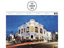 Tablet Screenshot of hotellondon.com.au